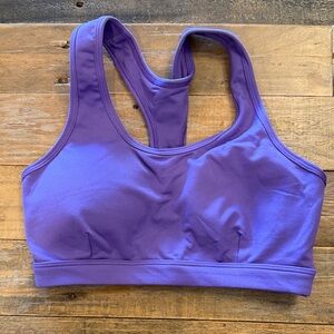 Bombshell Sportswear Skull Crusher Vibrant Purple Sports Bra
